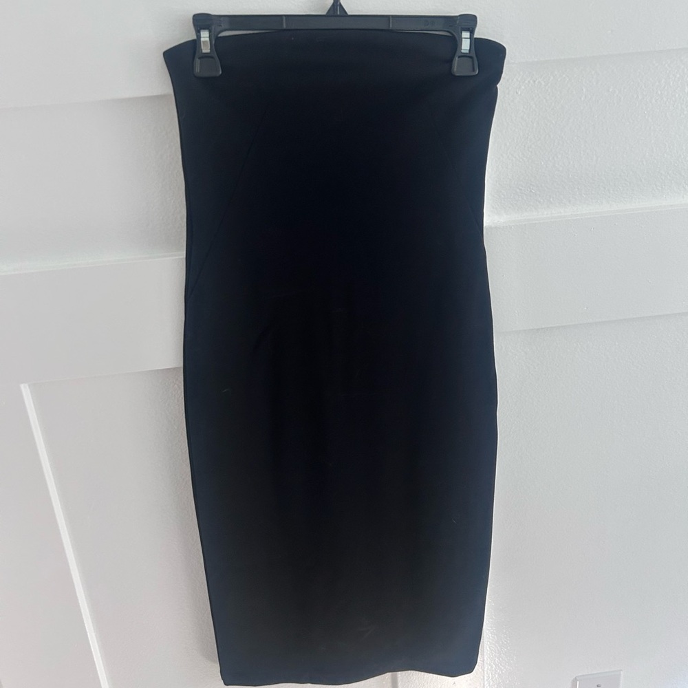 Rag & Bone Black Midi Tube Dress